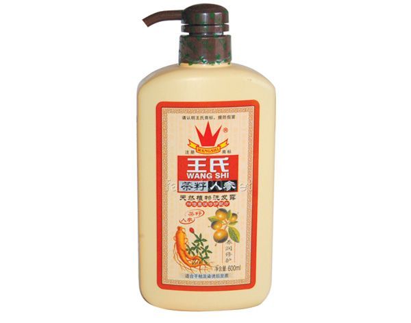 茶籽人參天然植物洗發露代理批發